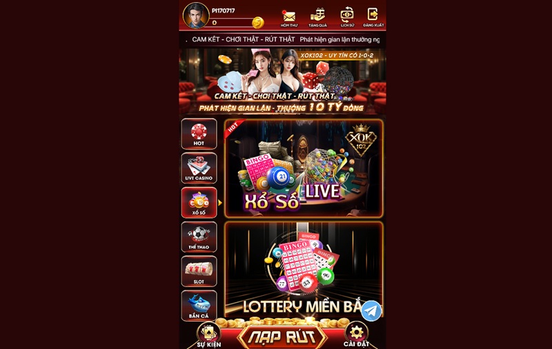 Sảnh game xổ số Xok